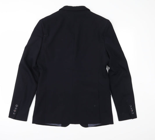 Zara Mens Blue Jacket Suit Jacket Size 40