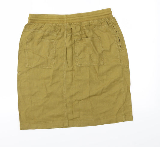 Marks and Spencer Womens Green Straight & Pencil Skirt Size 12