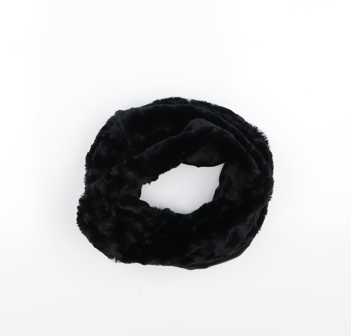 Preworn Womens Black Scarf - Snood
