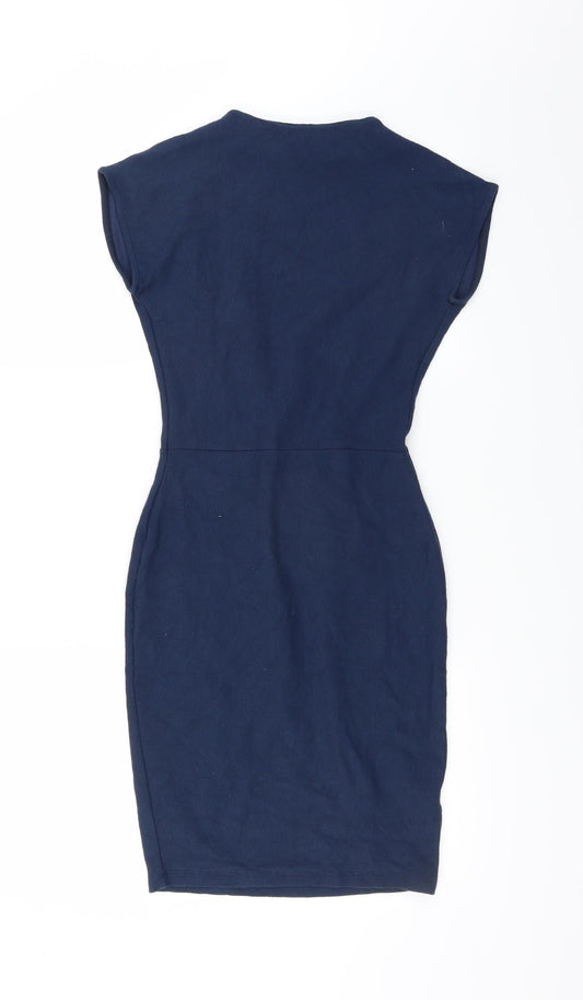 NEXT Womens Blue Pencil Dress Size 6