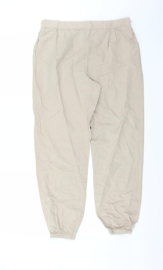 KOAN Womens Beige Trousers Size 16 L28 in