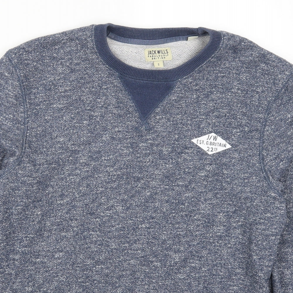 Jack Wills Mens Blue   Pullover Sweatshirt Size S