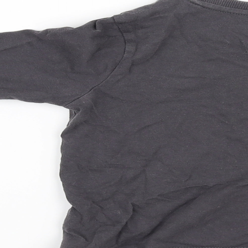 F&F Boys Grey Basic T-Shirt Size 3-4 Years
