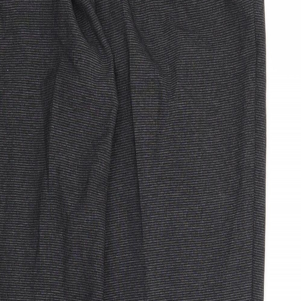 Marks and Spencer Womens Grey Trousers Size 12 L30 in