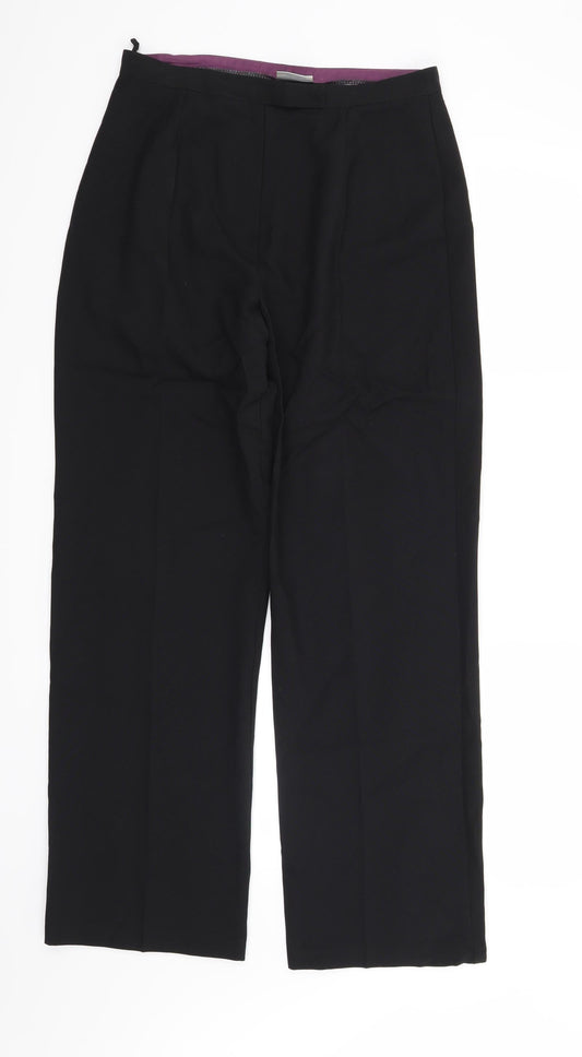 NL Collection Womens Black Trousers Size 14 L31 in