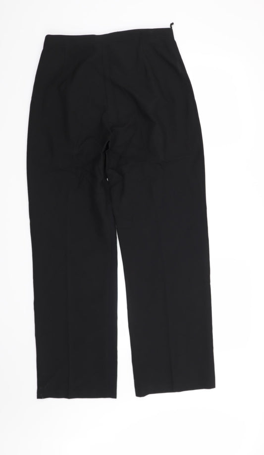 NL Collection Womens Black Trousers Size 14 L31 in