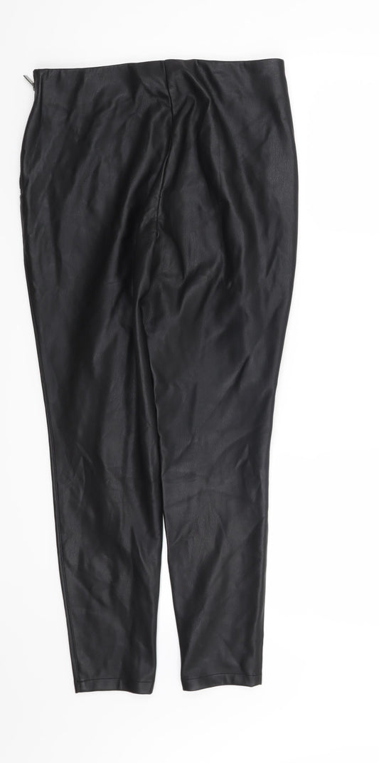 Dorothy Perkins Womens Black Trousers Size 12 L27 in