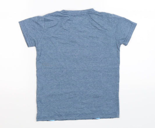 J&N Boys Blue Basic T-Shirt Size 4 Years