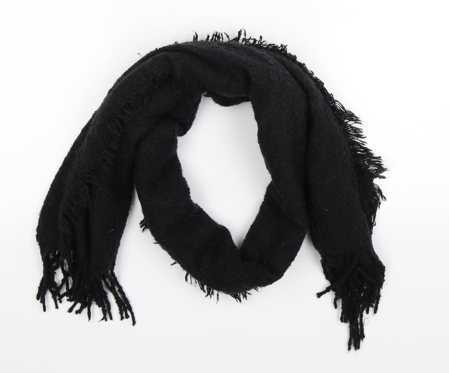 Atmosphere Womens Black Knit Scarf