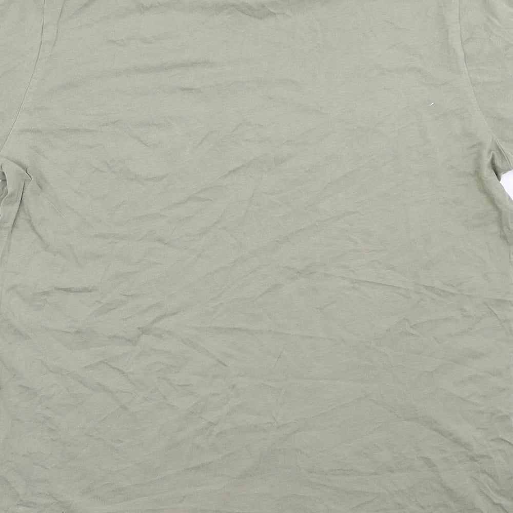New Look Womens Green Basic T-Shirt Size 12