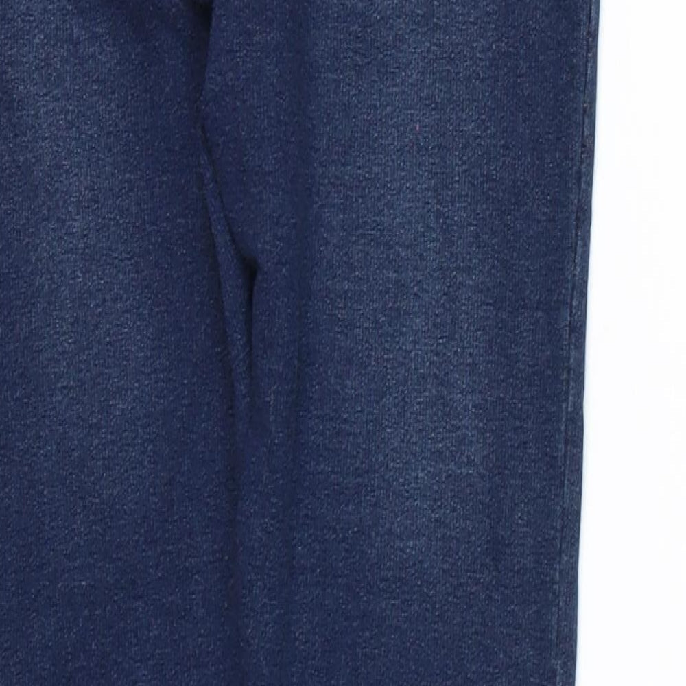 Brand and care label for Matalan girls’ blue denim jegging jeans, size 11, years