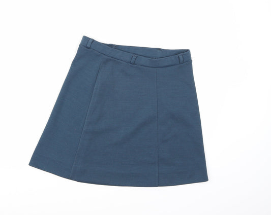 Preworn Womens Blue A-Line Skirt