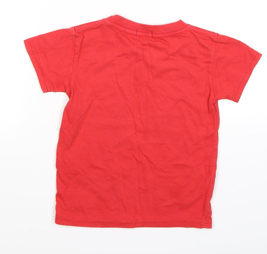 Hhead Jns Boys Red Basic T-Shirt Size 3-4 Years - weekend popcorn