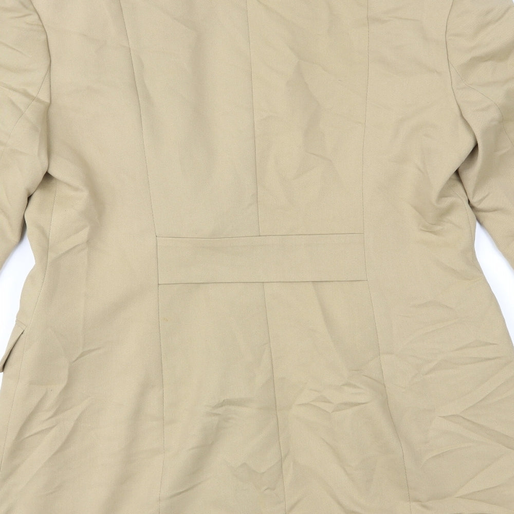 Brand and care label for InWear women’s beige jacket blazer, size UK 8