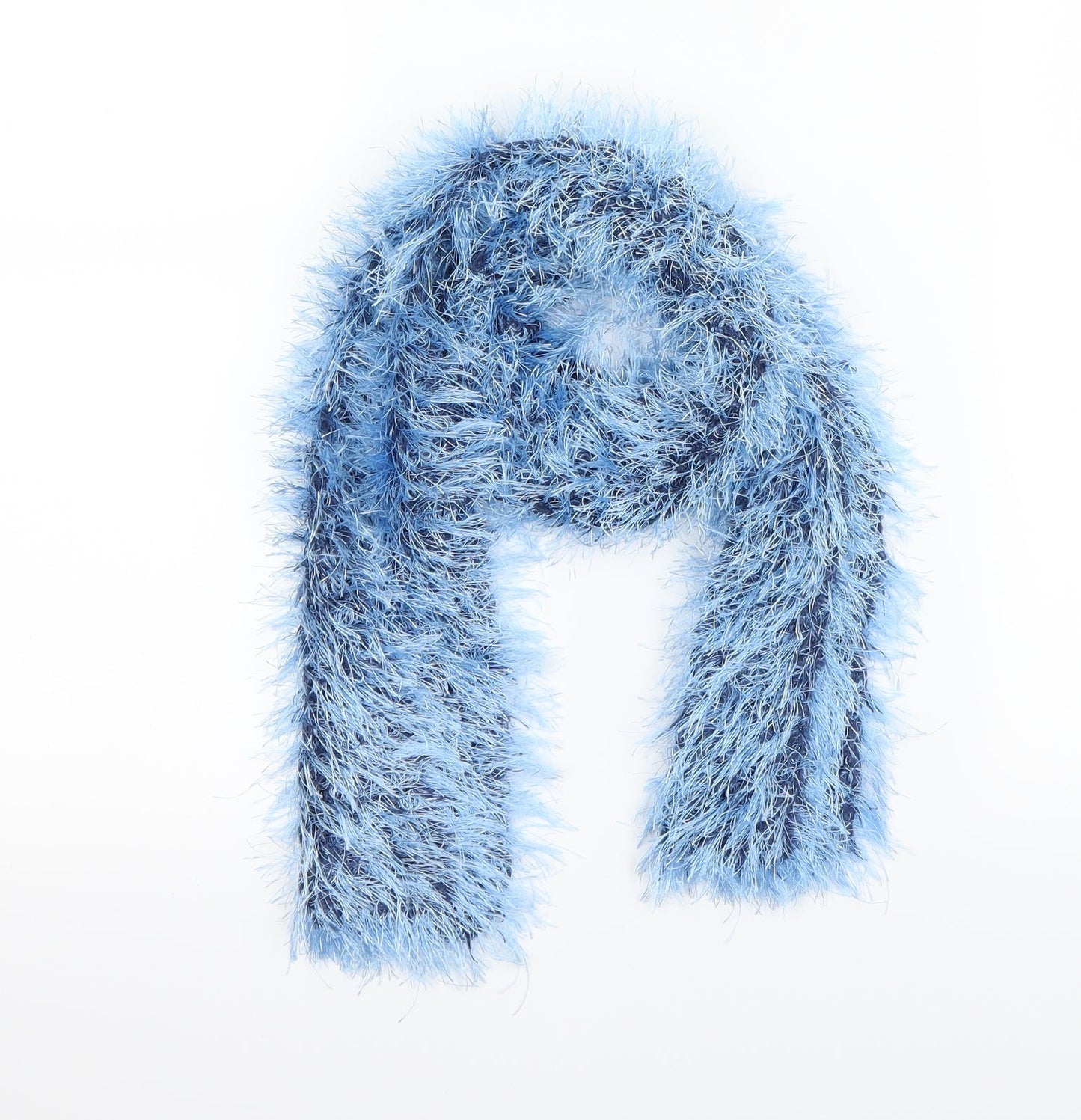 Front view of Preworn Blue Scarf
