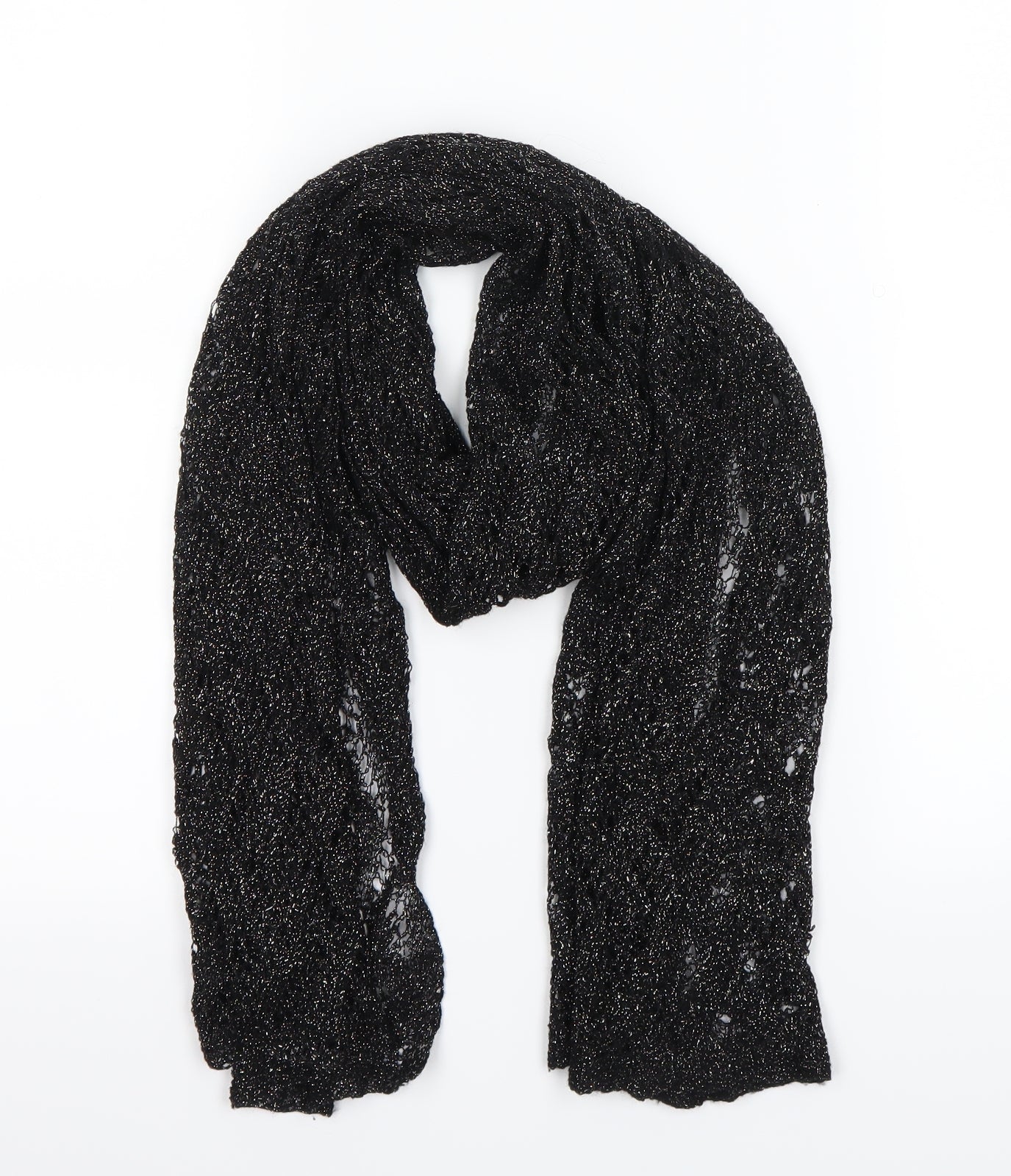 Preworn Black Scarf