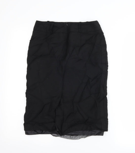 Monsoon Womens Black Straight & Pencil Skirt Size 8