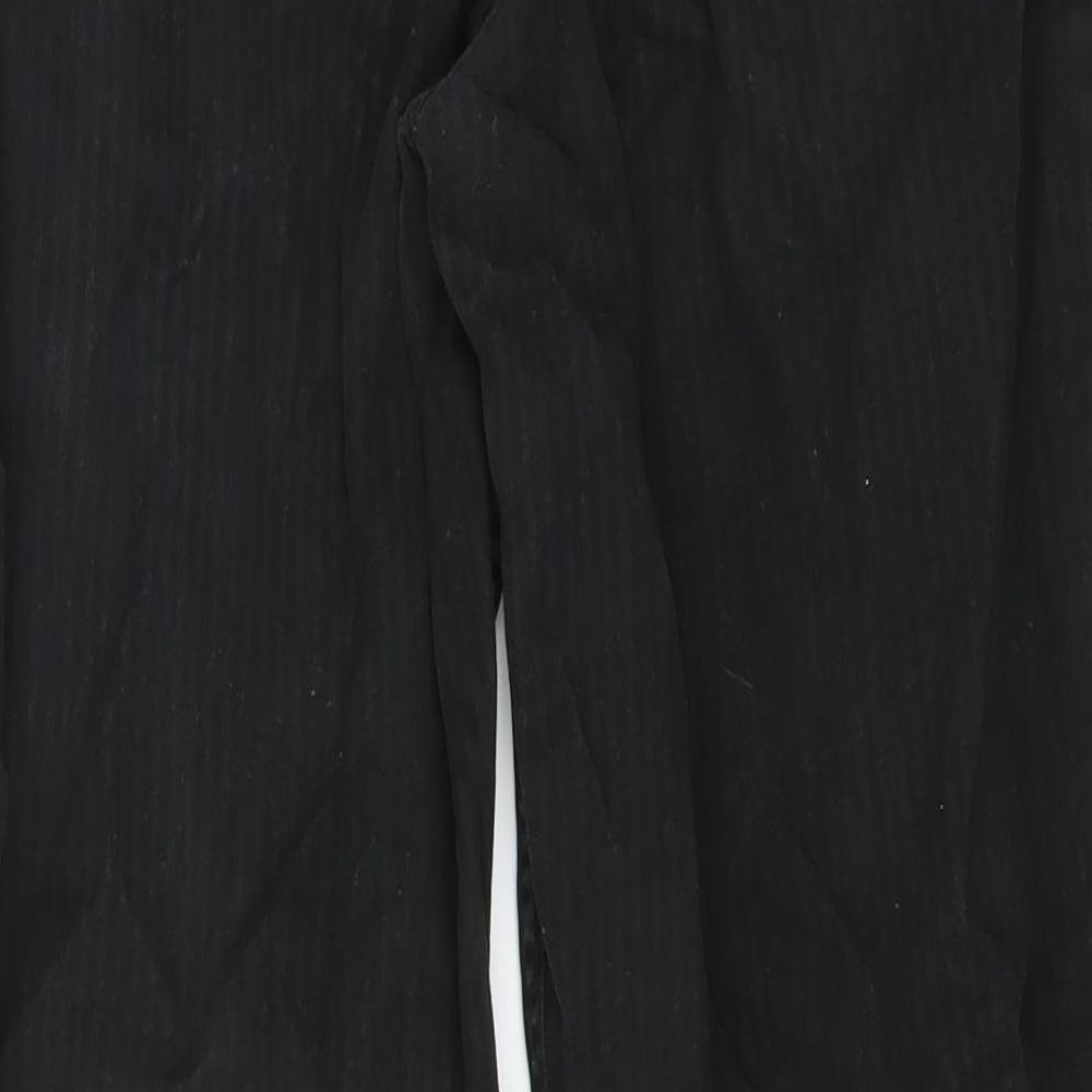 Matinee Mens Black Striped Straight Jeans Size 30 in L28 in