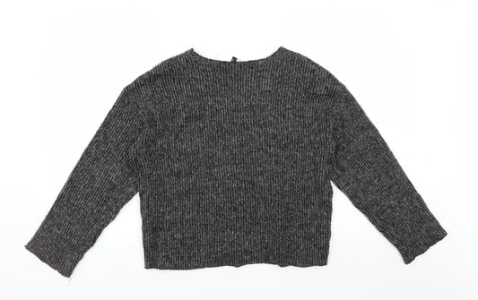 Zara Womens Grey Pullover Jumper Size S