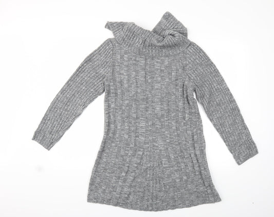 Bonmarché Womens Grey Knit Pullover Jumper Size S