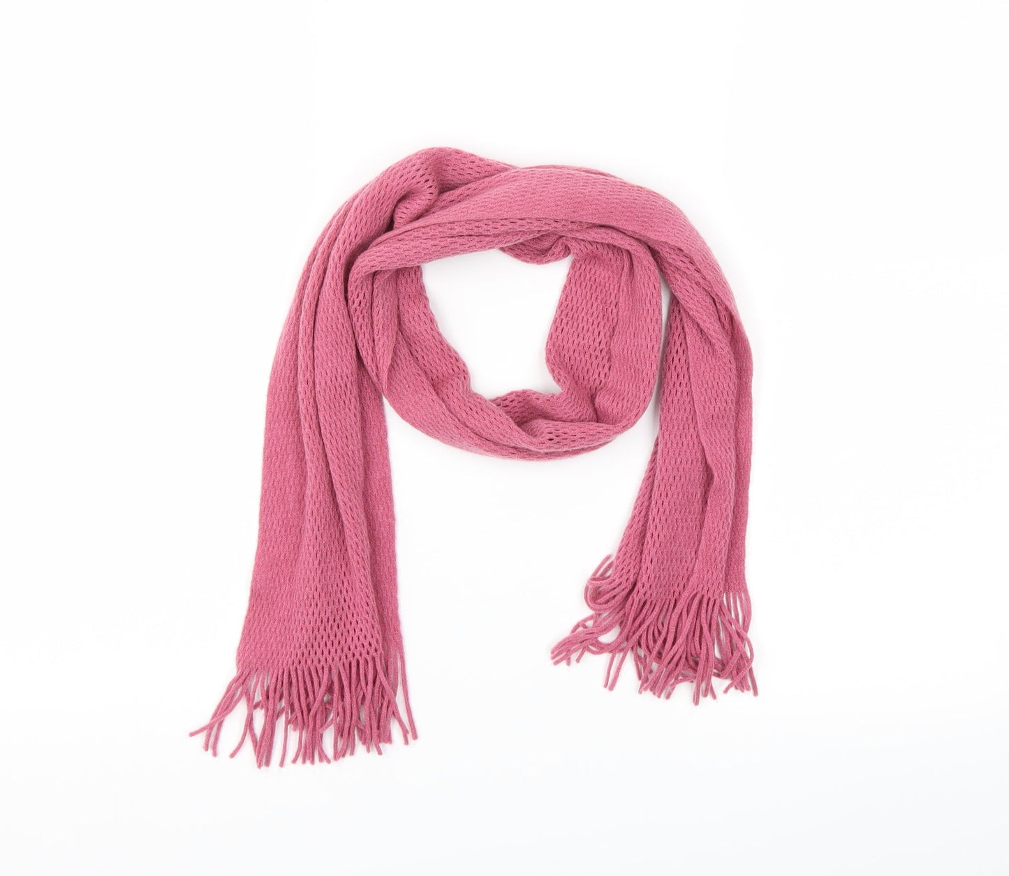 Preworn Womens Pink Scarf