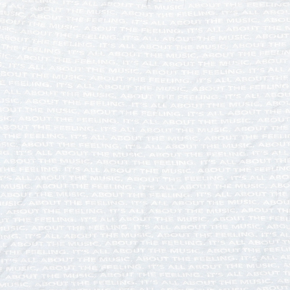 Brand and care label for Zara boys’ blue striped basic t-shirt, size 11, years