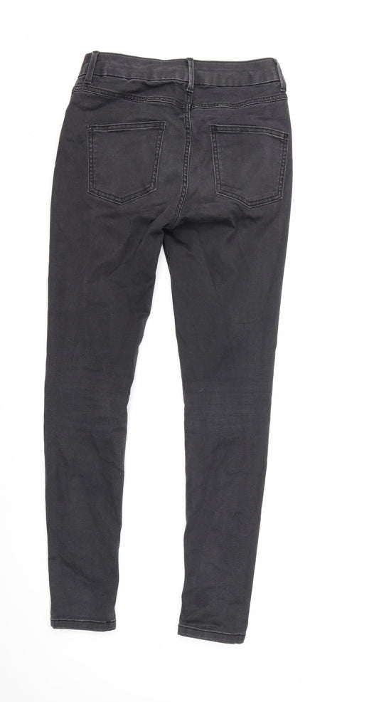 Marks and Spencer Womens Black Denim Skinny Jeans Size 10 L28 in