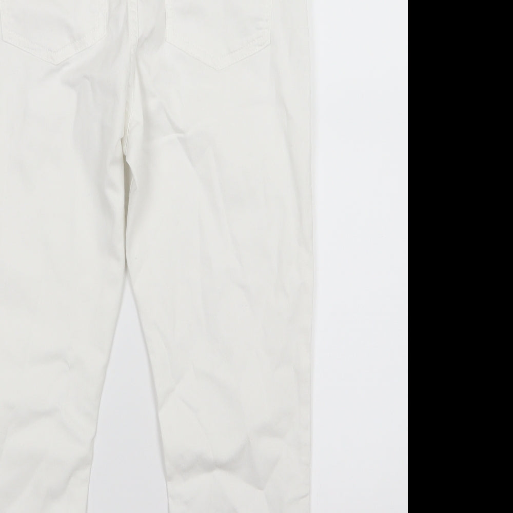 Marks and Spencer Womens White Denim Skinny Jeans Size 10 L22 in