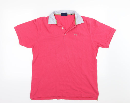 McGregor Mens Pink Polo Size M