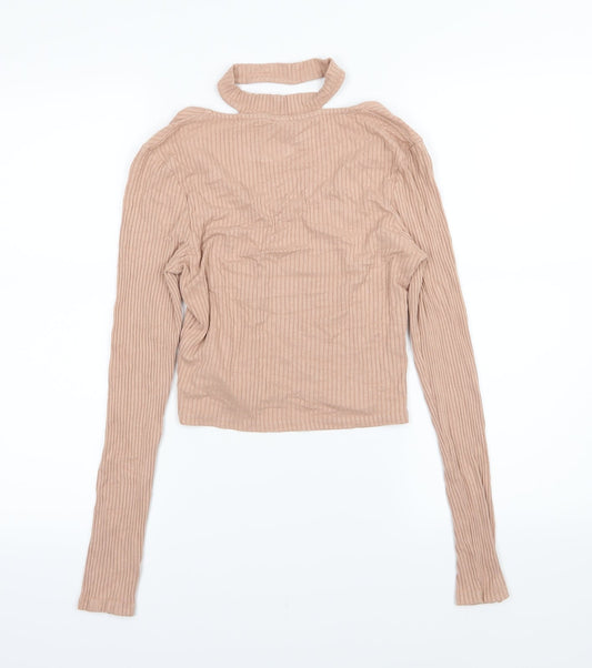 Topshop Womens Pink Knit Pullover Jumper Size 12