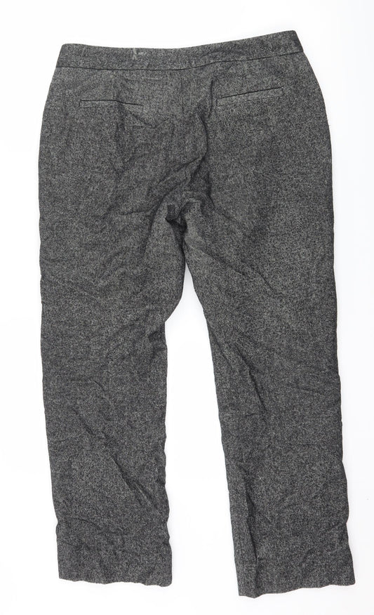 Preworn Womens Grey Trousers Size 34 in L27 in