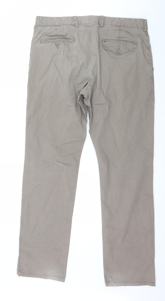 French Connection Womens Brown Trousers Size 34 in L31 in