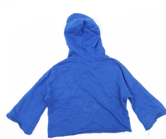 Miss E-vie Girls Blue Jersey Pullover Hoodie Size 11-12 Years - Leagacy