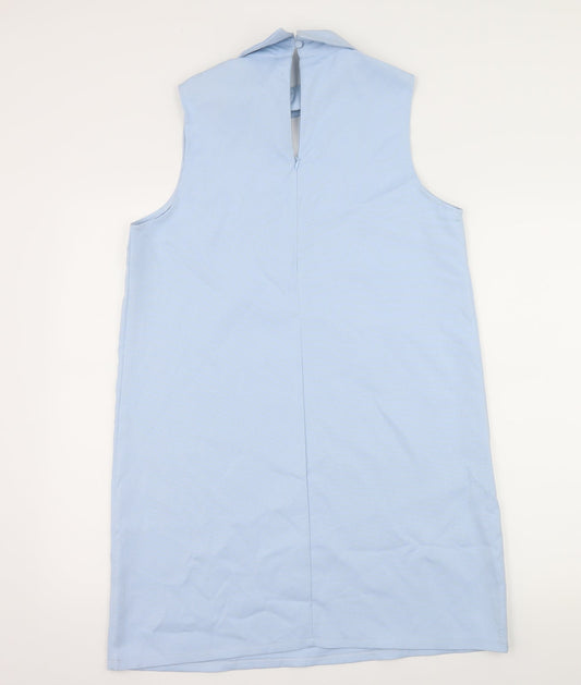 Miss Pap Womens Blue A-Line Size 12 - Cut Out Neckline