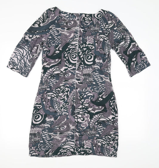 GREAT PLAINS Womens Green Floral Fit & Flare Size S