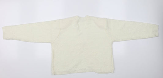 Poppy Womens Ivory Cardigan Jumper Size 18