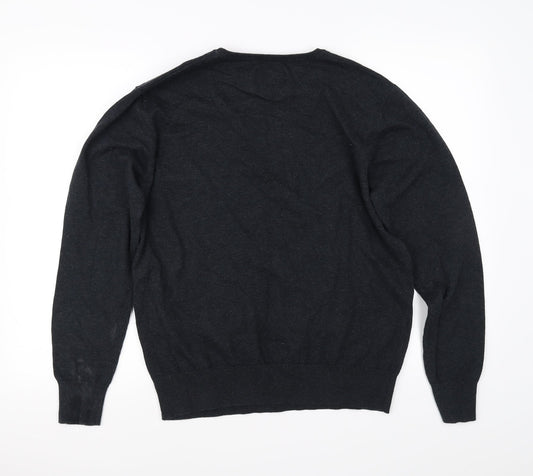 Twisted Gorilla Mens Grey Pullover Jumper Size M