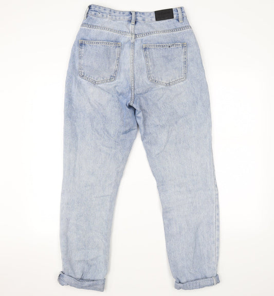 Denim glassons Womens Blue Denim Straight Jeans Size 8 L27 in