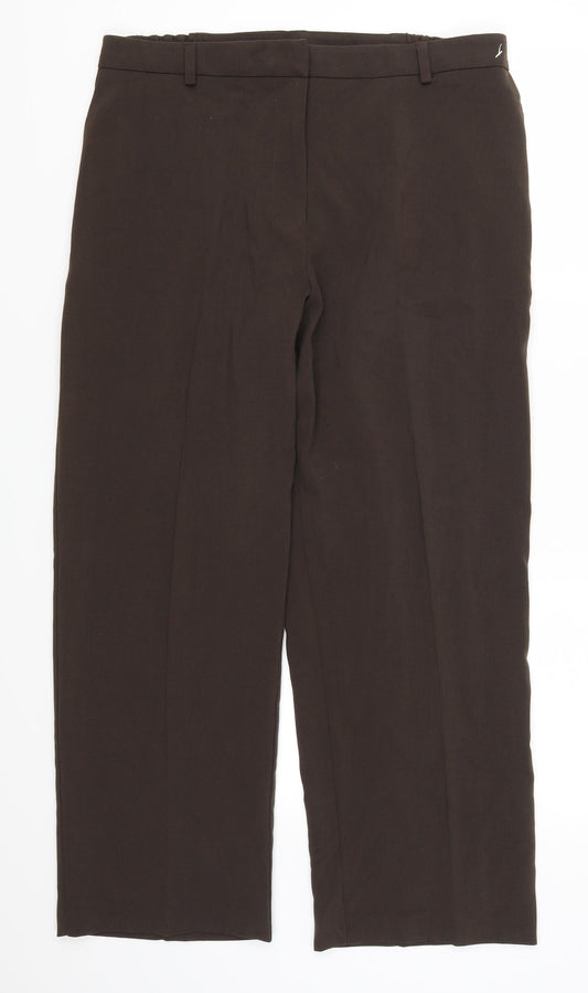 Special Collection Womens Brown Trousers Size 34 in L28 in