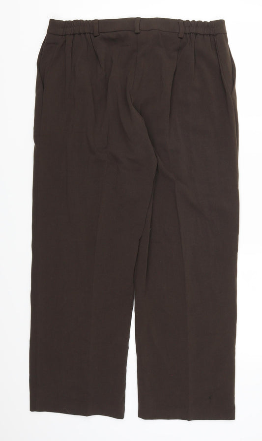 Special Collection Womens Brown Trousers Size 34 in L28 in