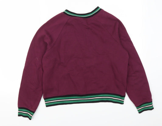 H&M Womens Purple Pullover Size S - Cat