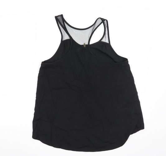 H&M Womens Black Basic Blouse Size 4