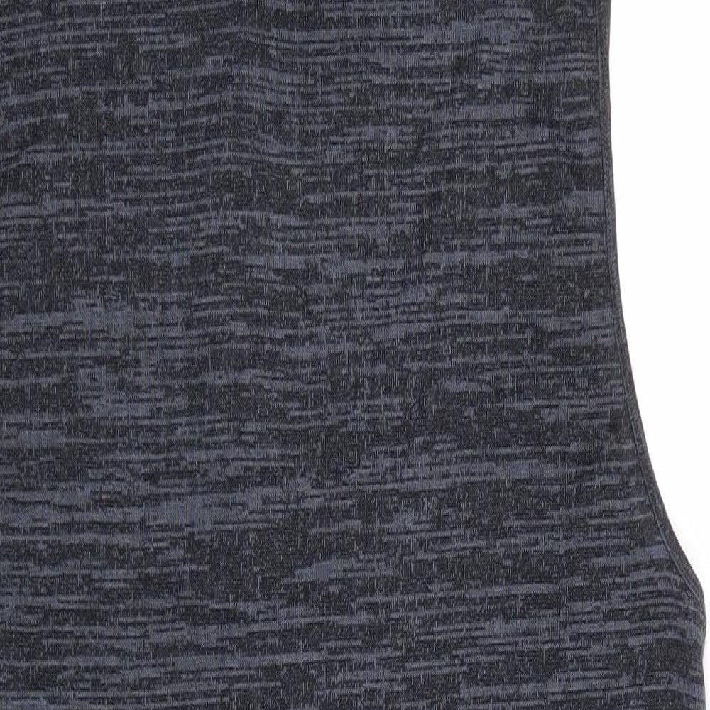 Brand and care label for Forever 21 women’s blue jumper dress, size M