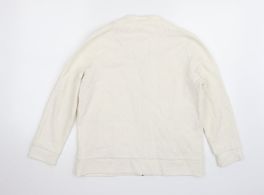 Riverisland Womens White Jacket Coat Size 8