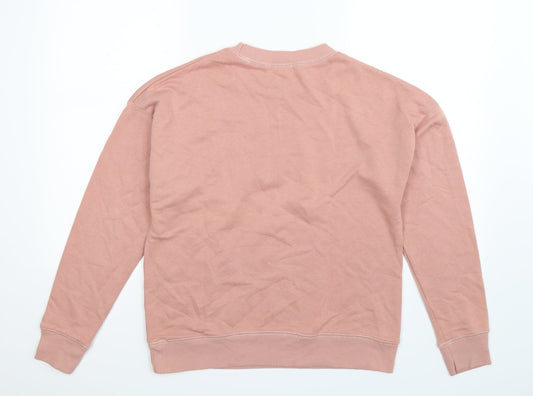Pull&Bear Womens Beige Pullover Sweatshirt Size XS - Oversized