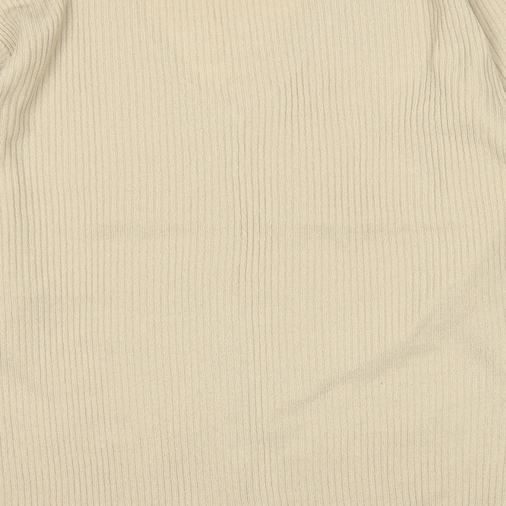 Bonmarché Womens Beige Cardigan Jumper Size L