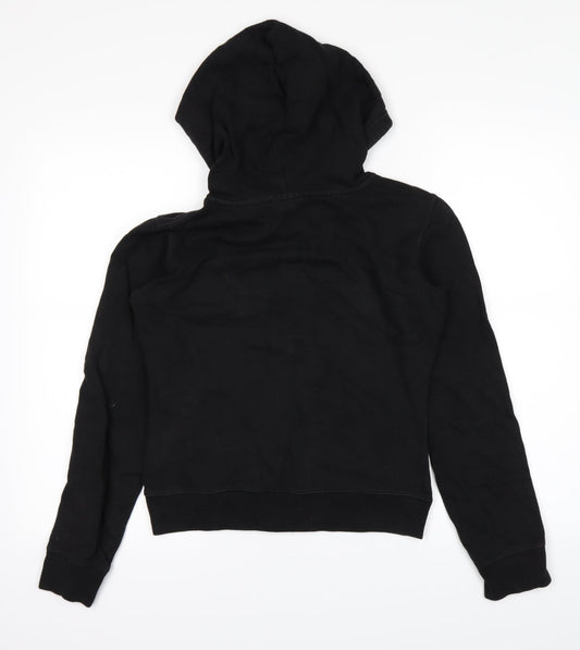 pepe Girls Black Full Zip Hoodie Size L