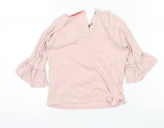 H&M Girls Pink Basic T-Shirt Size 18-24 Months