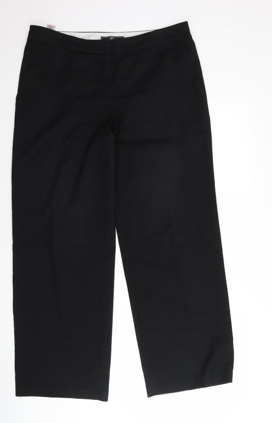NEXT Womens Black Trousers Size 36 L30 in