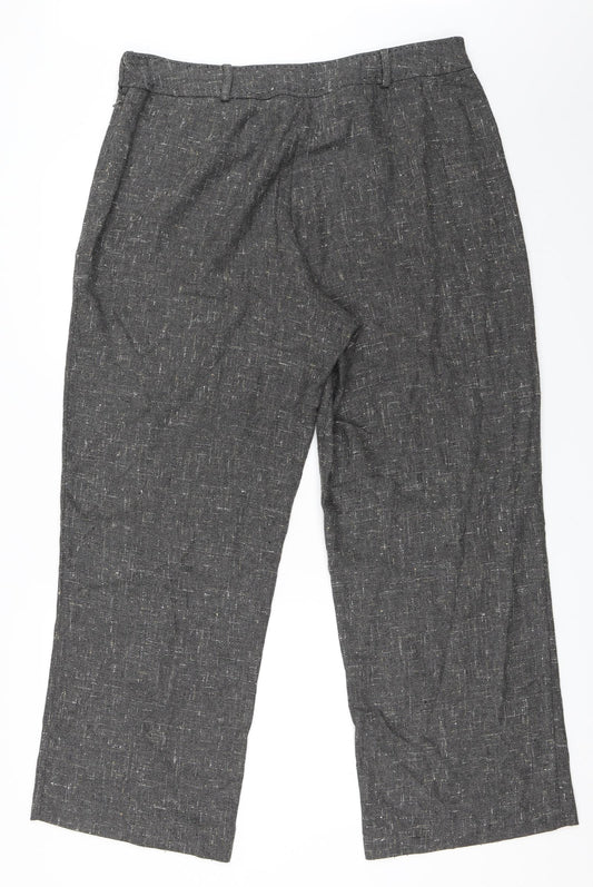Klass Womens Grey Trousers Size 18 L30 in